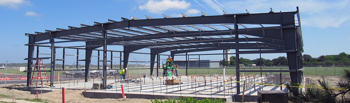 Construction of Custom & Border Patrol Building at Norfolk International Airport.