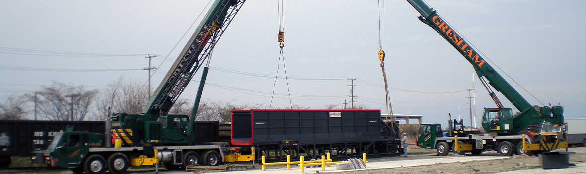 Double Lift with Our 65-Ton and 60-Ton Cranes
