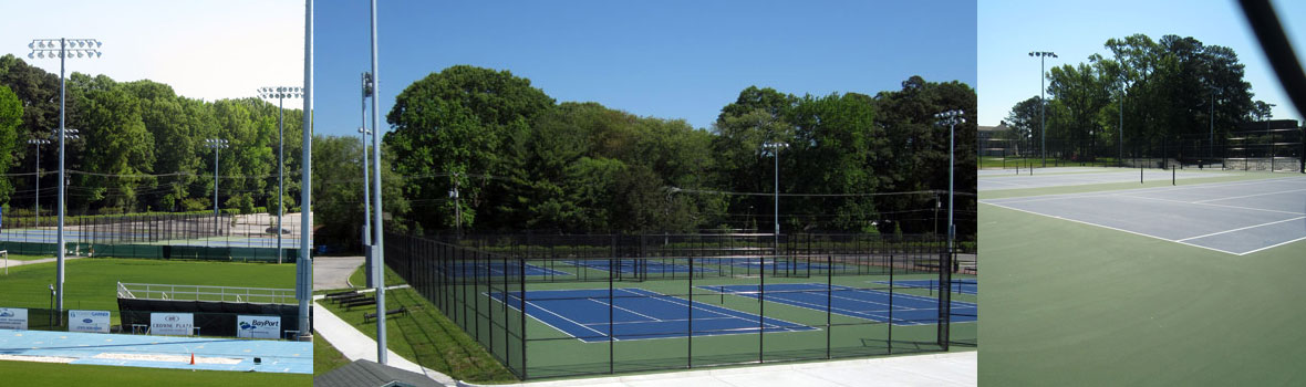 Tennis Courts Expansion at Christopher Newport University, Newport News, VA